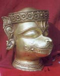 Bronze Head of Hanuman  (Karnataka) 19th Century