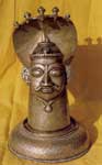 Shiva Head (Phallic Cover) Karnataka (South India) 19th Century