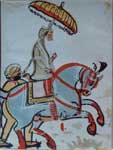 Stylized Depiction of Ranjit Singh  (Amritsar) 19th Century